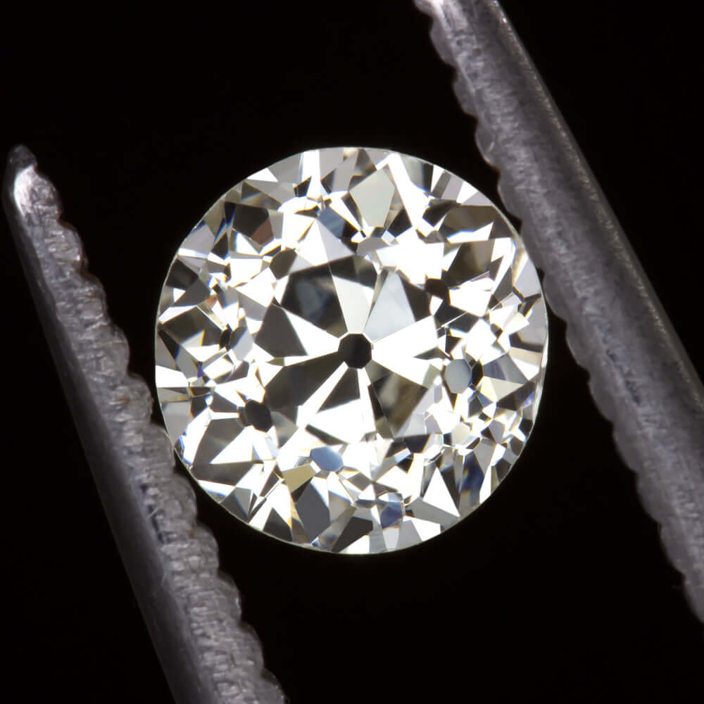 0.86ct GIA CERTIFIED O VS1 OLD EUROPEAN CUT DIAMOND VINTAGE LOOSE NATURAL ESTATE