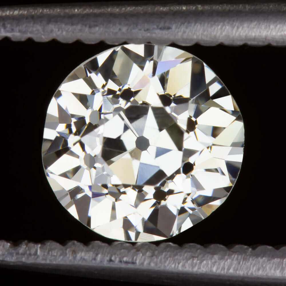 1.29ct CERTIFIED M VS1 OLD EUROPEAN CUT DIAMOND VINTAGE ESTATE LOOSE 1920s