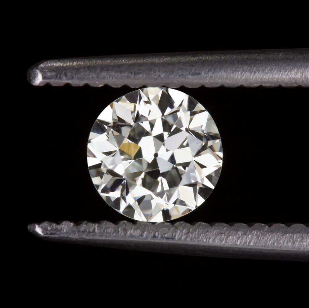 0.72c K VS1 OLD EUROPEAN CUT DIAMOND VINTAGE ANTIQUE ENGAGEMENT ESTATE 3/4 CARAT