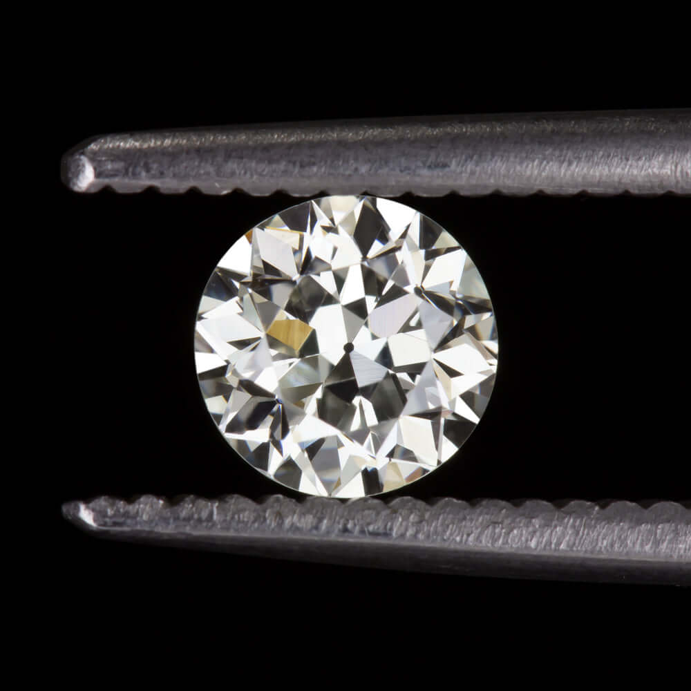 0.72c K VS1 OLD EUROPEAN CUT DIAMOND VINTAGE ANTIQUE ENGAGEMENT ESTATE 3/4 CARAT