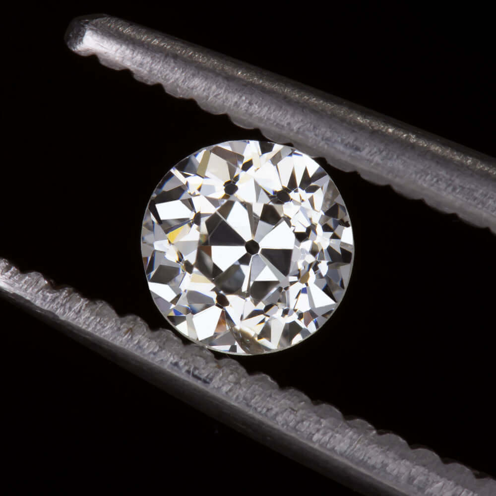 1/2 CARAT G SI2 OLD EUROPEAN CUT DIAMOND VINTAGE NATURAL ESTATE LOOSE 1920s