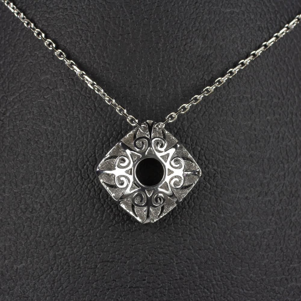 VINTAGE STYLE DIAMOND PENDANT SEMI MOUNT SETTING ART DECO ROUND NATURAL NECKLACE