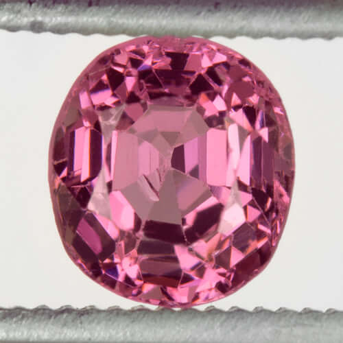 0.83c NATURAL VIVID PINK RICH SPINEL CUSHION CUT PGS CERTIFIED LOOSE OVAL PURPLE