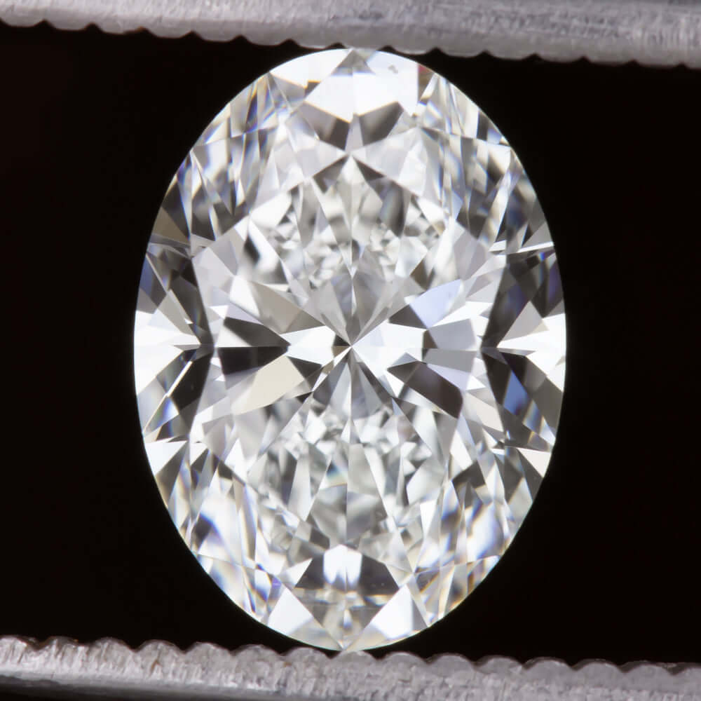 2 CARAT LAB CREATED DIAMOND CERTIFIED F VS2 OVAL SHAPE CUT LOOSE COLORLESS 2ct