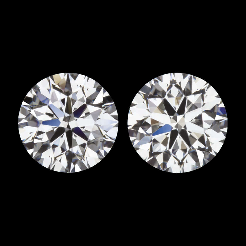 2 CARAT LAB CREATED DIAMOND STUD EARRINGS CERTIFIED G VS1 PAIR EXCELLENT ROUND
