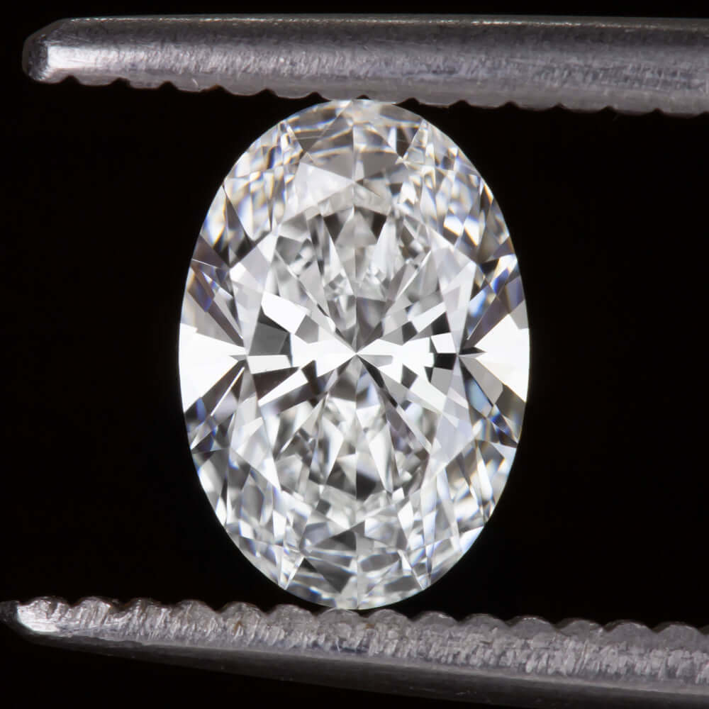 1 CARAT LAB CREATED DIAMOND CERTIFIED F VS2 OVAL SHAPE CUT LOOSE COLORLESS 1ct