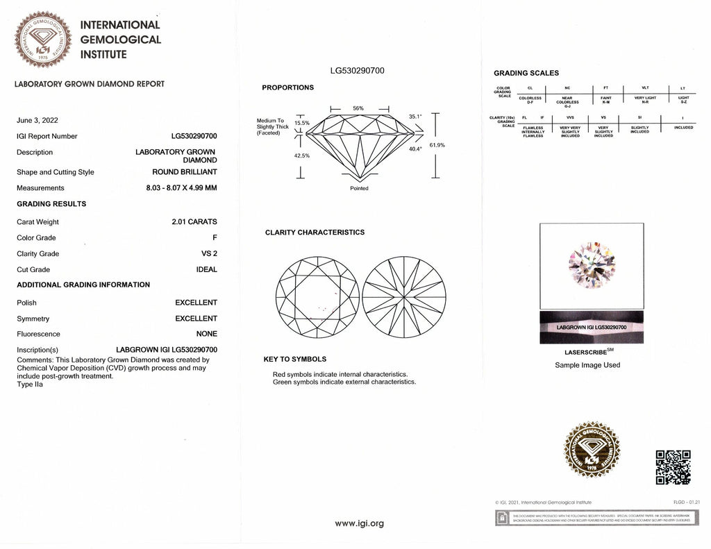 2 CARAT LAB CREATED DIAMOND ENGAGEMENT RING F VS2 IDEAL ROUND CUT VINTAGE 2CT