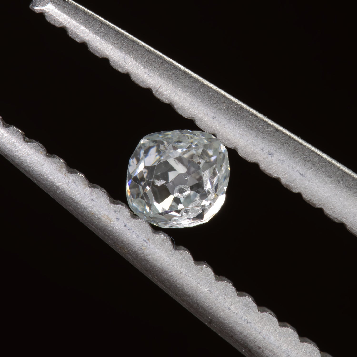 0.13ct GIA CERTIFIED OLD MINE CUT DIAMOND FANCY BLUE GREEN TEAL 0.13ct GIA CERTIFIED OLD MINE CUT DIAMOND FANCY BLUE GREEN TEAL