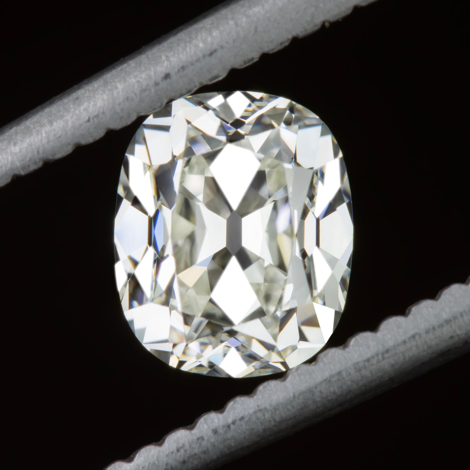 OLD MINE CUT DIAMOND GIA CERTIFIED J VS2 ELONGATED CUSHION