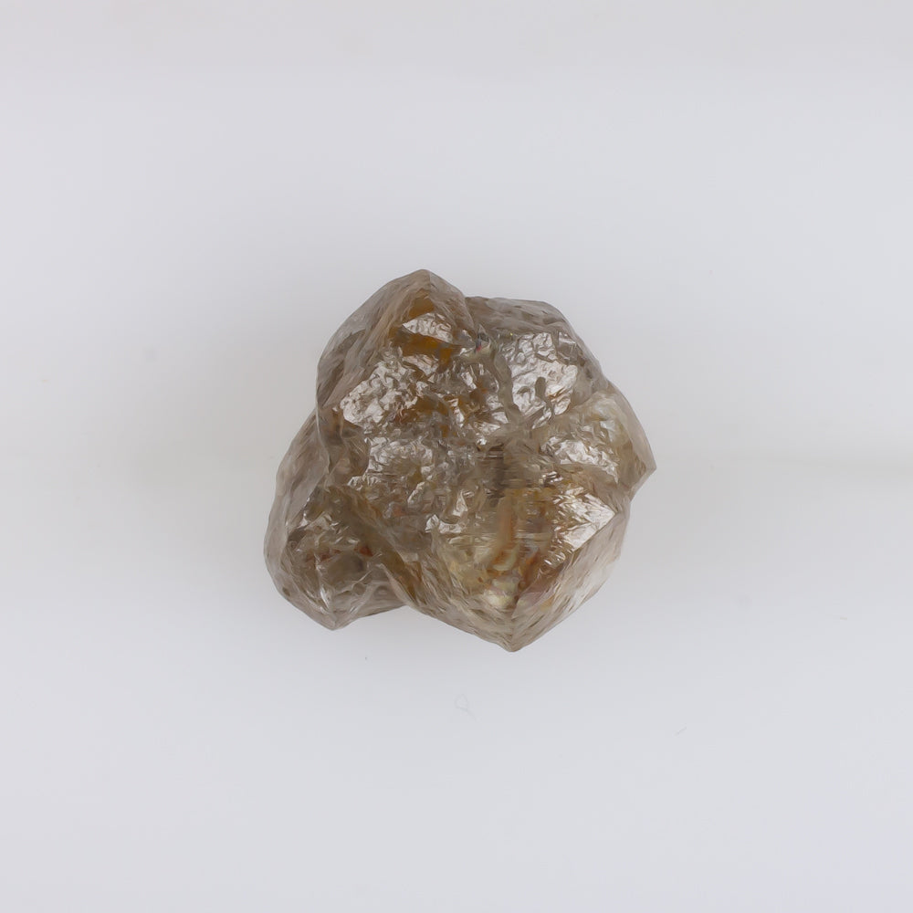 CARAT NATURAL ROUGH DIAMOND LOOSE STONE RUST ORANGE BROWN