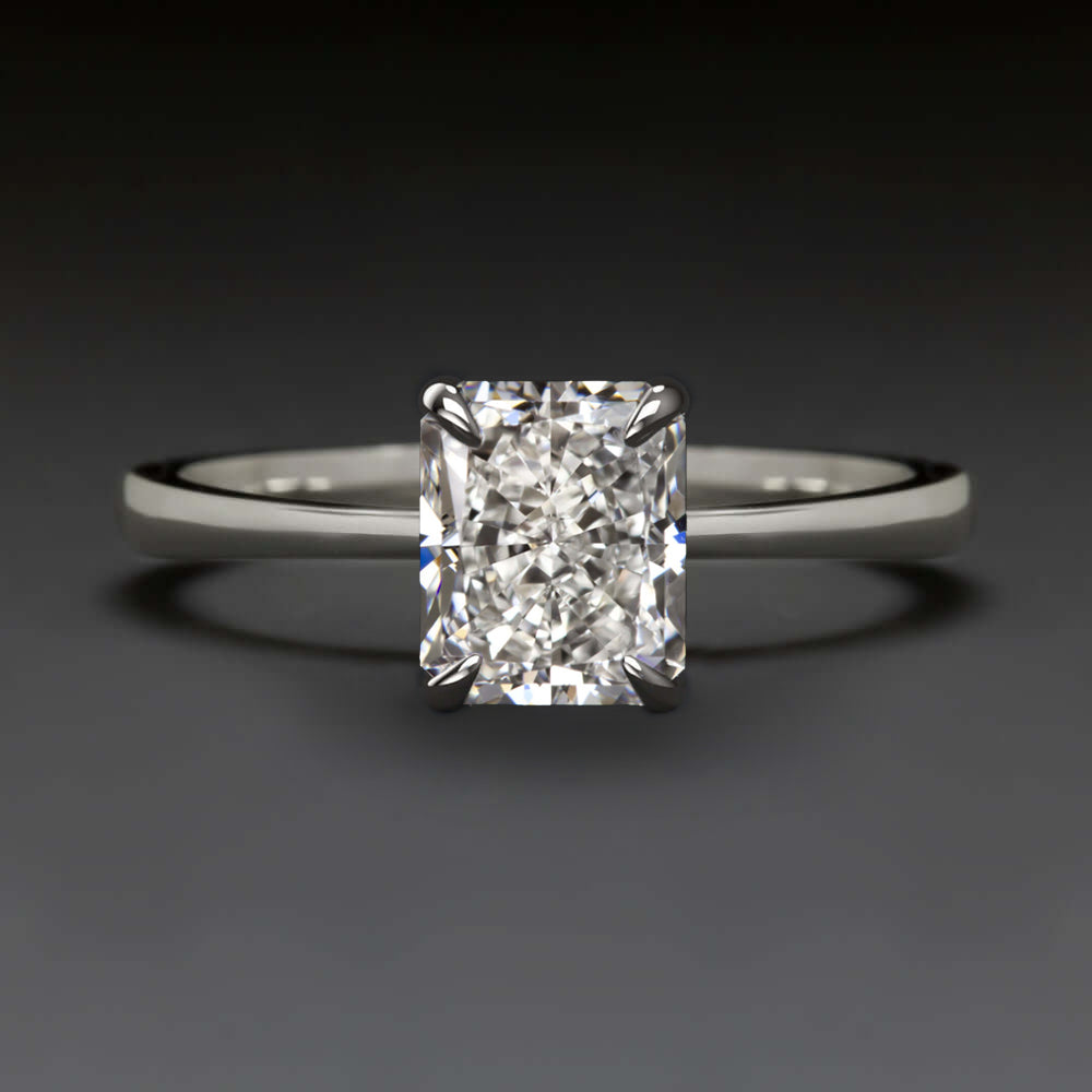 CARAT GIA CERTIFIED DIAMOND ENGAGEMENT RING RADIANT CUT