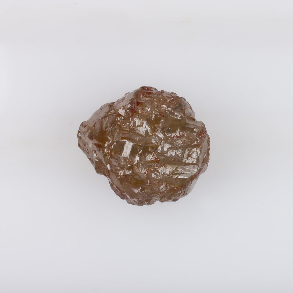 NATURAL ROUGH DIAMOND LOOSE STONE RUST RED BROWN CRYSTAL