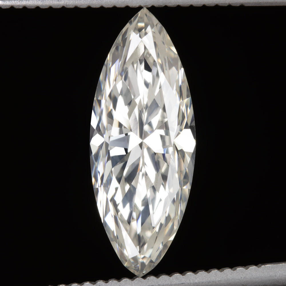 CARAT VINTAGE MARQUISE CUT DIAMOND GIA CERTIFIED L VS1