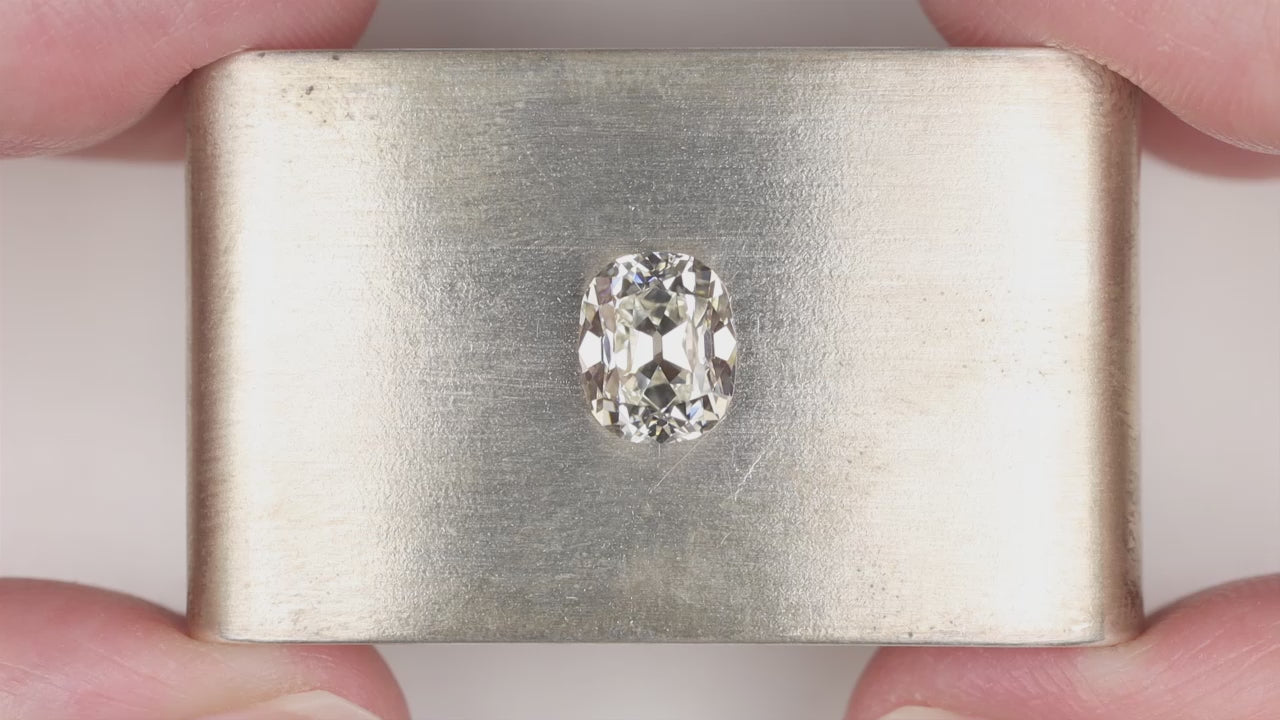 2.03ct OLD MINE CUT DIAMOND GIA CERTIFIED J VS2 ELONGATED CUSHION BRILLIANT 2ct