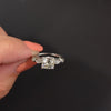 1.20c OLD EUROPEAN CUT DIAMOND ENGAGEMENT RING VINTAGE PLATINUM CERTIFIED ESTATE
