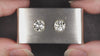 3.91ct OLD EUROPEAN CUT DIAMOND STUD EARRINGS GIA CERTIFIED O-P VS VINTAGE PAIR