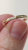 NATURAL ROUND DIAMOND ETERNITY WEDDING BAND 14k GOLD STACKING RING CLASSIC TRIO