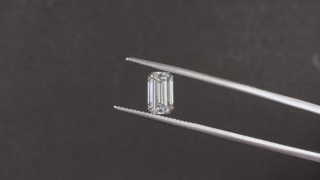 1.51ct  H SI1 EMERALD CUT DIAMOND GIA CERTIFIED ENGAGEMENT 1.5 CARAT LOOSE LONG
