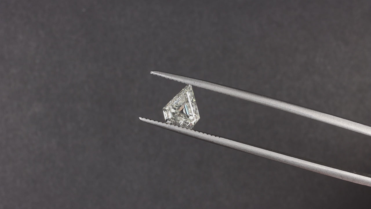 1.33ct SHIELD KITE SHAPE LOOSE DIAMOND I SI EMPRESS CUT NATURAL GEOMETRIC PEAR