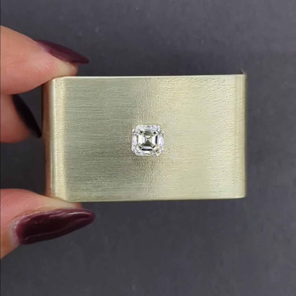 1.5 CARAT ASSCHER CUT DIAMOND GIA CERTIFIED L VVS2 LOOSE NATURAL SQUARE STEP CUT