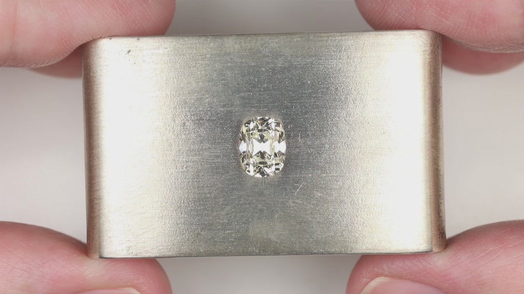 1.10ct OLD MINE CUT DIAMOND GIA CERTIFIED L VS2 ELONGATED CUSHION BRILLIANT 1ct