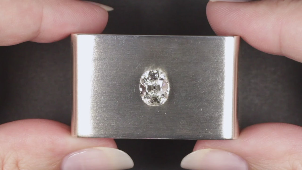 2 CARAT E VVS2 OLD MINE CUT LAB CREATED DIAMOND IGI CERTIFIED LOOSE ENGAGEMENT