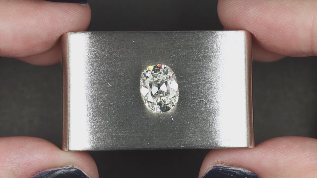 3.08ct OLD MINE CUT LAB CREATED DIAMOND CERTIFIED G VVS2 CUSHION BRILLIANT 3ct