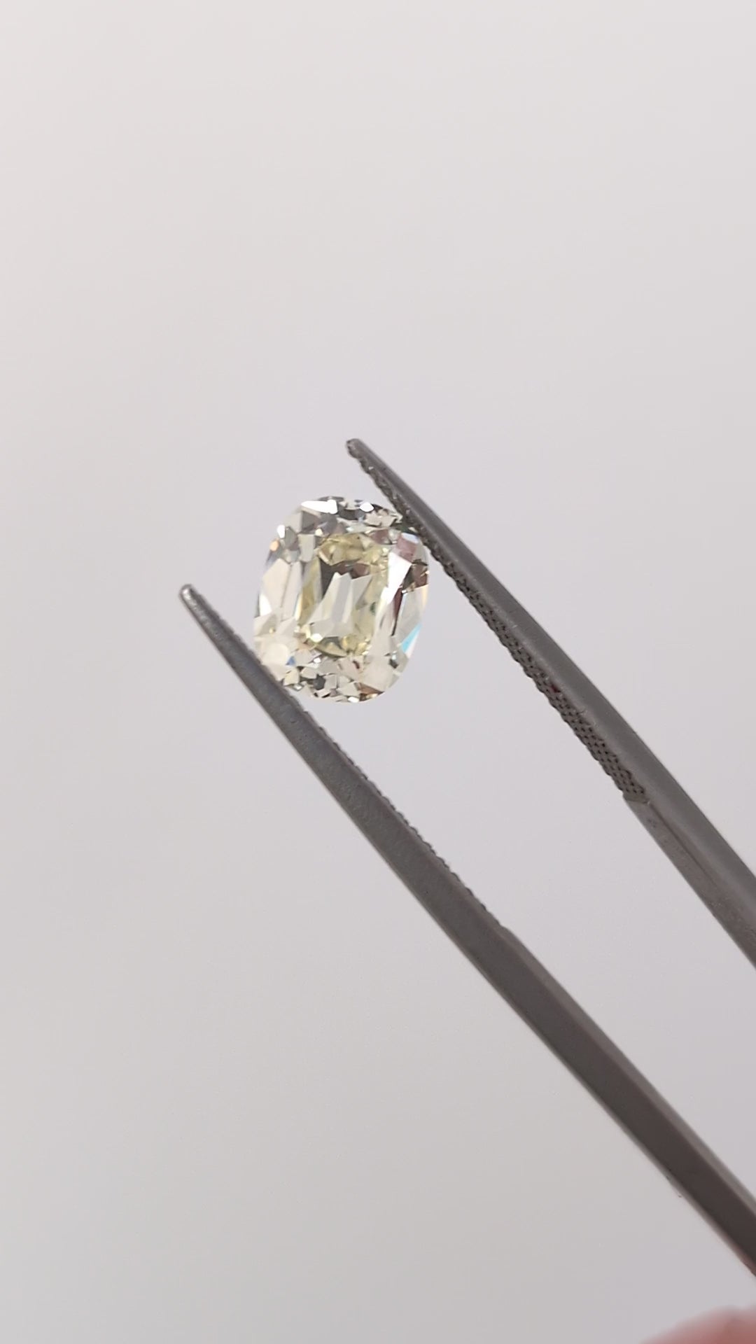 2 CARAT OLD MINE CUT DIAMOND GIA CERTIFIED S-T VS1 ELONGATED CUSHION BRILLIANT