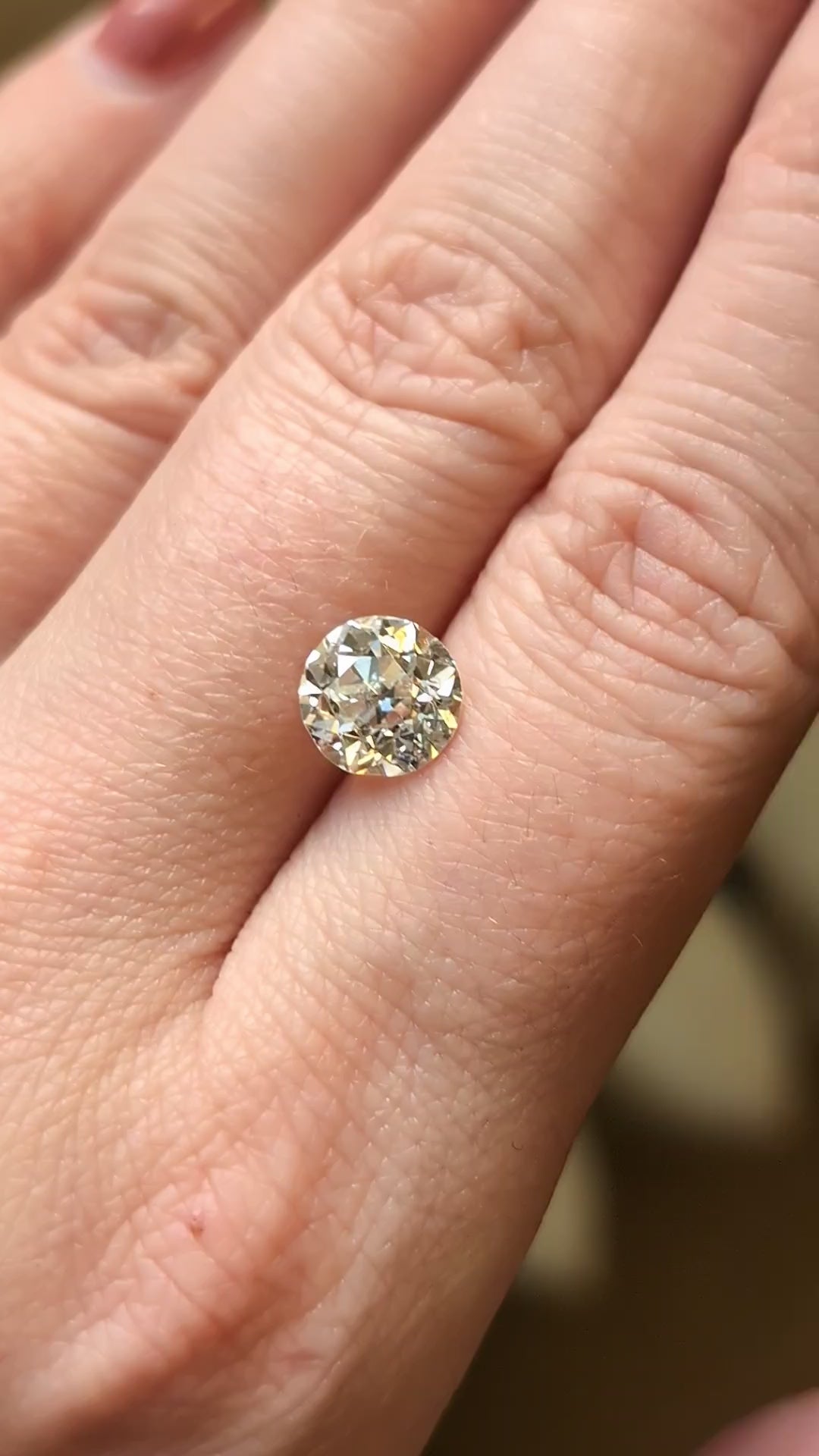 2.78ct OLD EUROPEAN CUT DIAMOND I SI LOOSE NATURAL VINTAGE ENGAGEMENT ESTATE