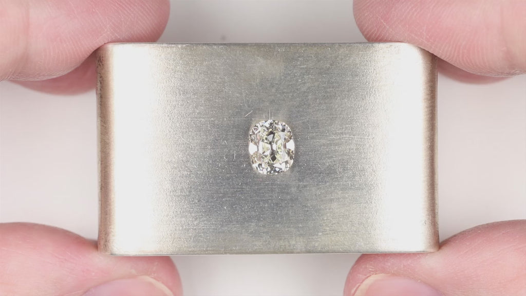 1 CARAT OLD MINE CUT DIAMOND GIA CERTIFIED L SI1 ELONGATED CUSHION BRILLIANT