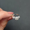 1 CARAT VINTAGE DIAMOND ENGAGEMENT RING G SI2 OLD EUROPEAN CUT PLATINUM CLASSIC