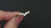 CONTOUR DIAMOND WEDDING RING STACKING BAND PLATINUM CURVED ROUND NATURAL