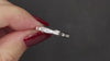 BAGUETTE DIAMOND WEDDING BAND STACKING RING 10k GOLD CHANNEL EAST WEST 0.87ct