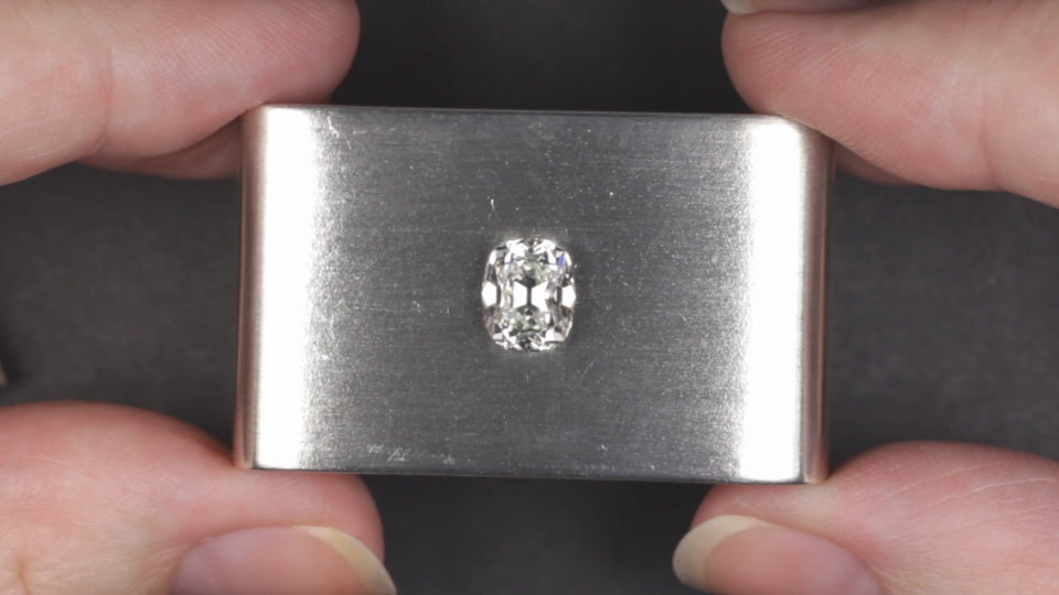 1.84ct OLD MINE CUT DIAMOND GIA CERTIFIED H VS2 ELONGATED CUSHION BRILLIANT