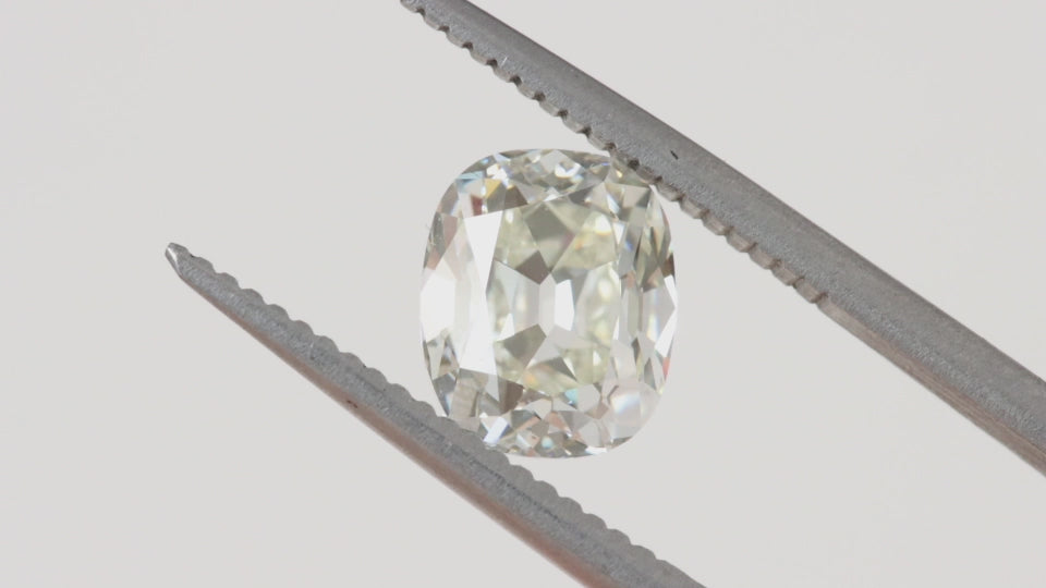 2.25ct OLD MINE CUT DIAMOND GIA CERTIFIED J VVS1 ELONGATED CUSHION BRILLIANT