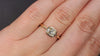 1.13ct DIAMOND ENGAGEMENT RING S-T VS2 CUSHION SHAPE EAST WEST SOLITAIRE GOLD