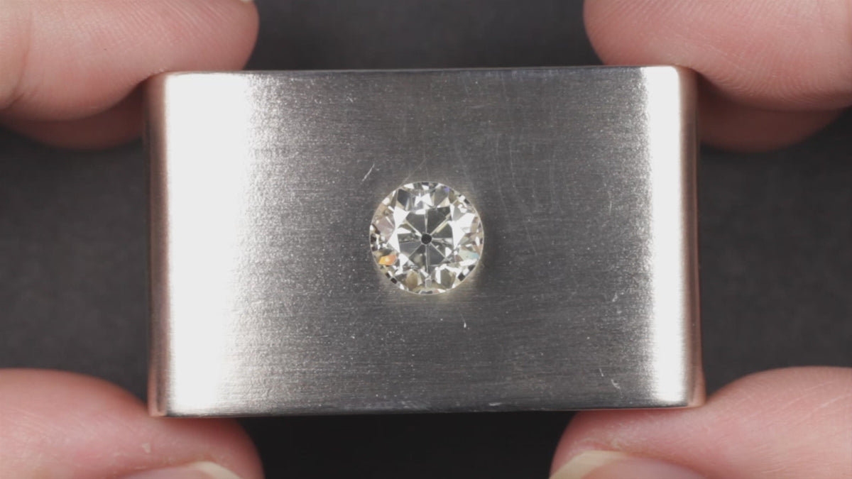 2.72ct OLD EUROPEAN CUT DIAMOND GIA CERTIFIED O-P SI1 LOOSE NATURAL VINTAGE