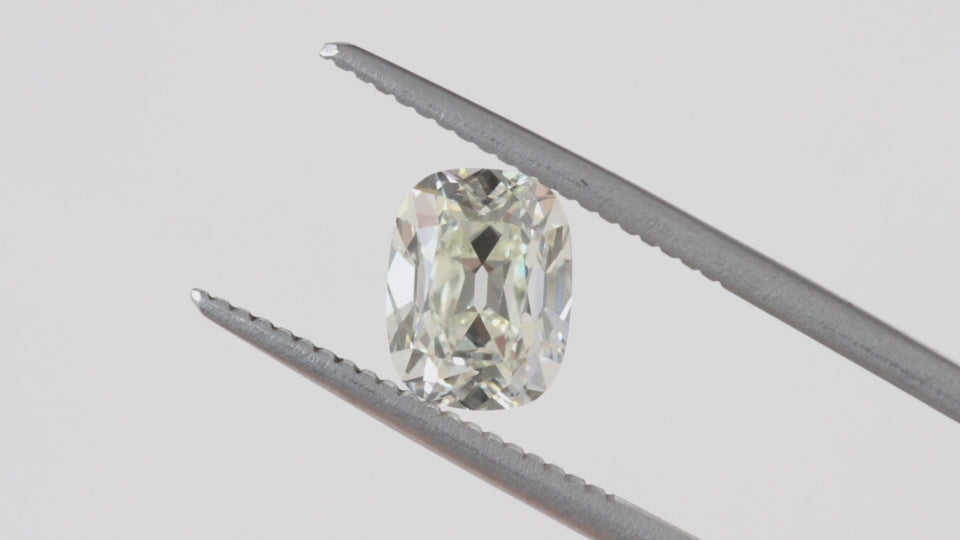 1.74ct OLD MINE CUT DIAMOND GIA CERTIFIED L VVS2 ELONGATED CUSHION BRILLIANT