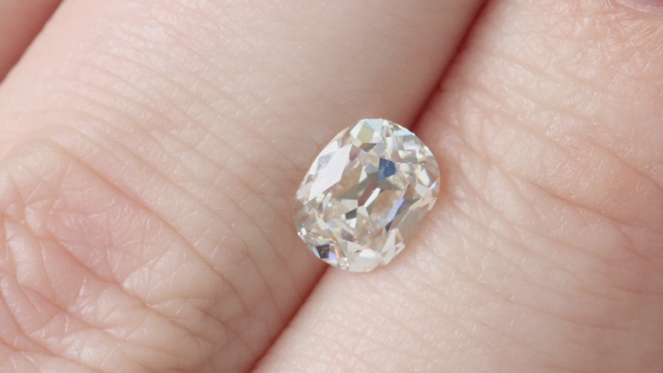 1.5 CARAT OLD MINE CUT DIAMOND GIA CERTIFIED I SI1 ELONGATED CUSHION BRILLIANT