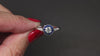 OLD EUROPEAN CUT DIAMOND SAPPHIRE ENGAGEMENT RING G SI2 VINTAGE STYLE ART DECO