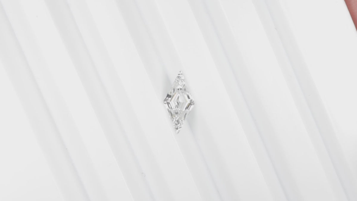 1.5ct E VS1 LAB CREATED DIAMOND LOZENGE STEP CUT CERTIFIED KITE LOOSE 1.5 CARAT 