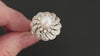 VINTAGE PEARL G-H VS DIAMOND COCKTAIL RING PLATINUM RETRO ESTATE HALO BALLERINA