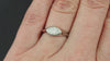 EAST WEST 0.75ct MARQUISE CUT DIAMOND RING NATURAL PLATINUM SOLITAIRE 3/4 CARAT