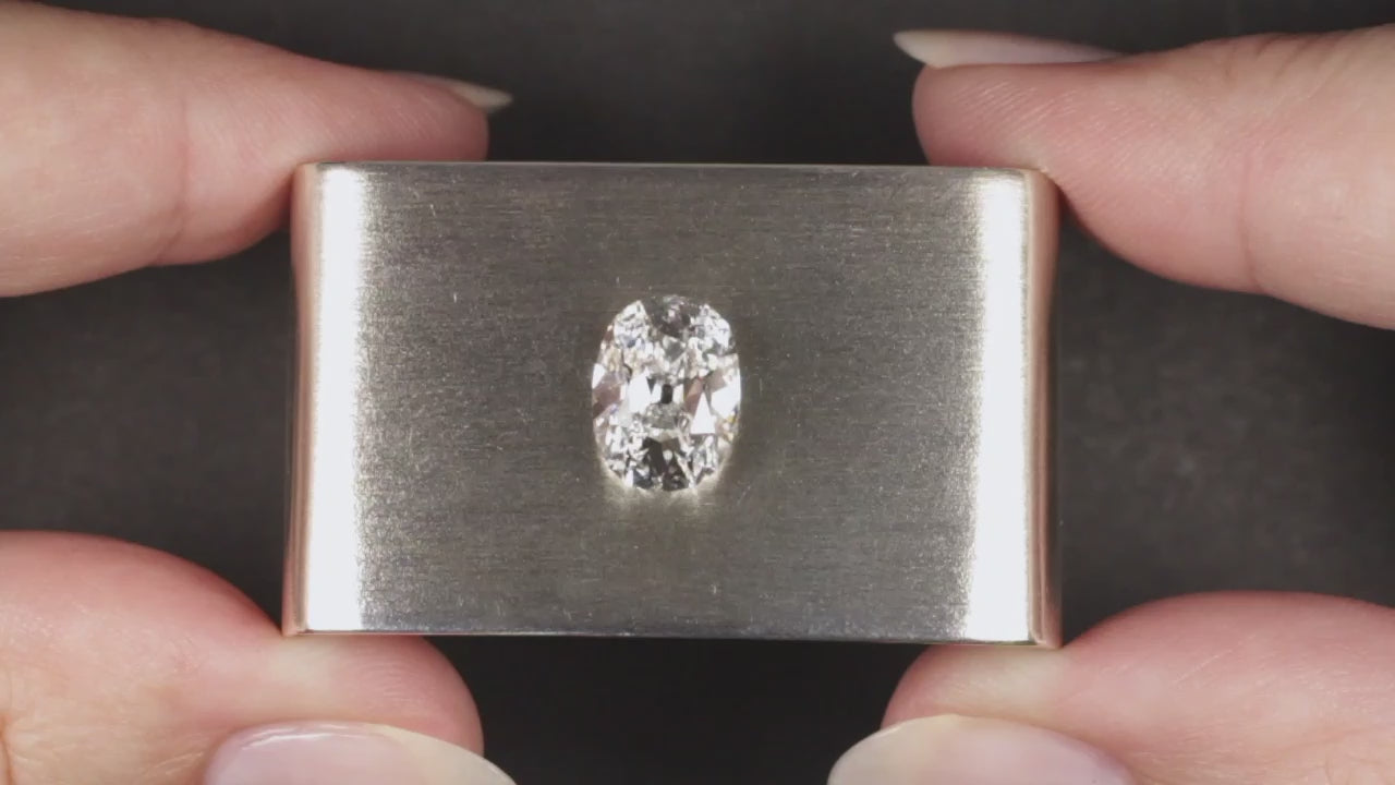 3.02ct D VS1 OLD MINE CUT LAB CREATED DIAMOND IGI CERTIFIED ENGAGEMENT 3 CARAT 