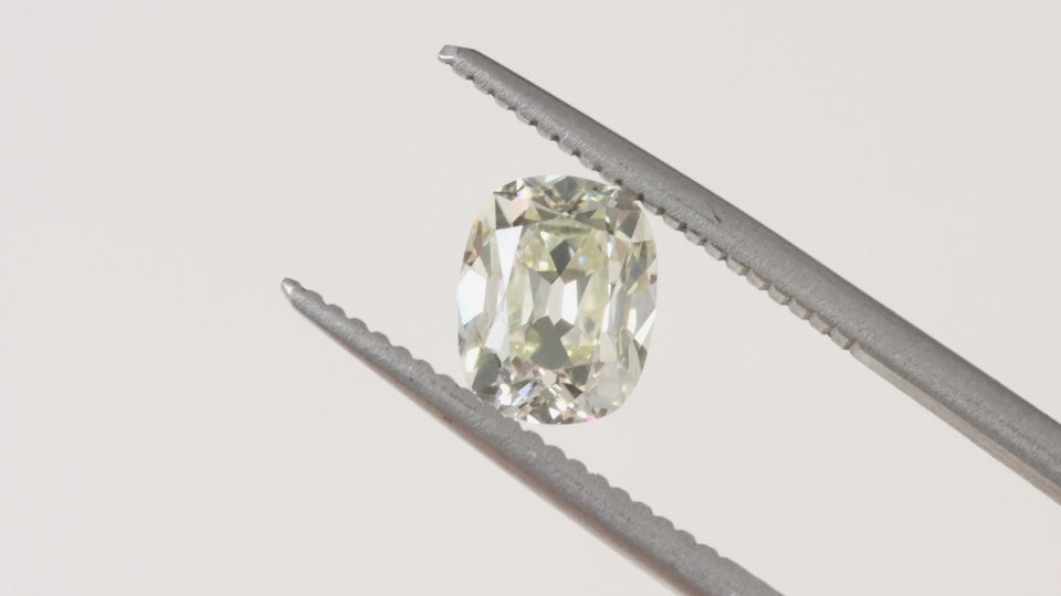 1.5 CARAT OLD MINE CUT DIAMOND GIA CERTIFIED M SI1 ELONGATED CUSHION BRILLIANT