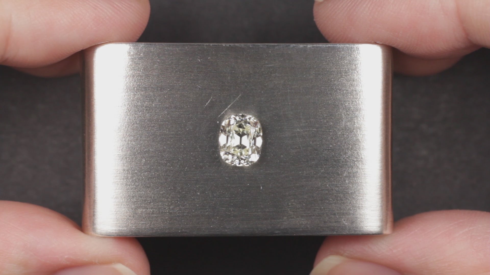 1.20ct OLD MINE CUT DIAMOND GIA CERTIFIED K VS2 ELONGATED CUSHION BRILLIANT