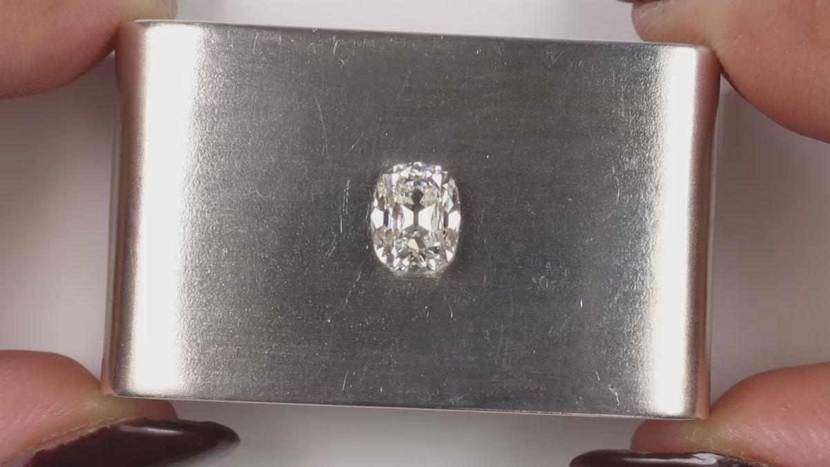 1.51ct I VS1 OLD MINE CUT DIAMOND GIA CERTIFIED NATURAL 1.5 CARAT VINTAGE STYLE