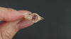 BLUSH PINK TOURMALINE SOLITAIRE RING NATURAL ROUND FILIGREE VINTAGE STYLE 14k
