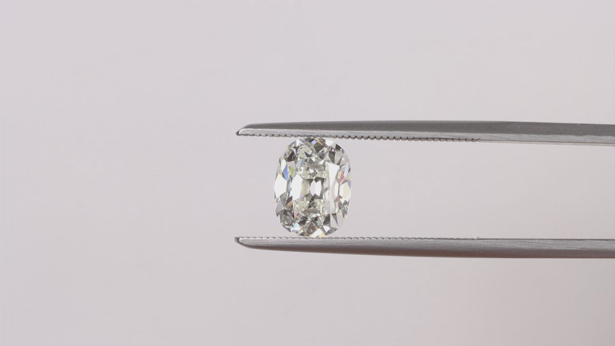 1.50ct H VS2 OLD MINE CUT DIAMOND GIA CERTIFIED NATURAL ENGAGEMENT VINTAGE STYLE