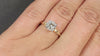 0.85c VINTAGE DIAMOND ENGAGEMENT RING 14K GOLD MID CENTURY ILLUSION ESTATE ROUND
